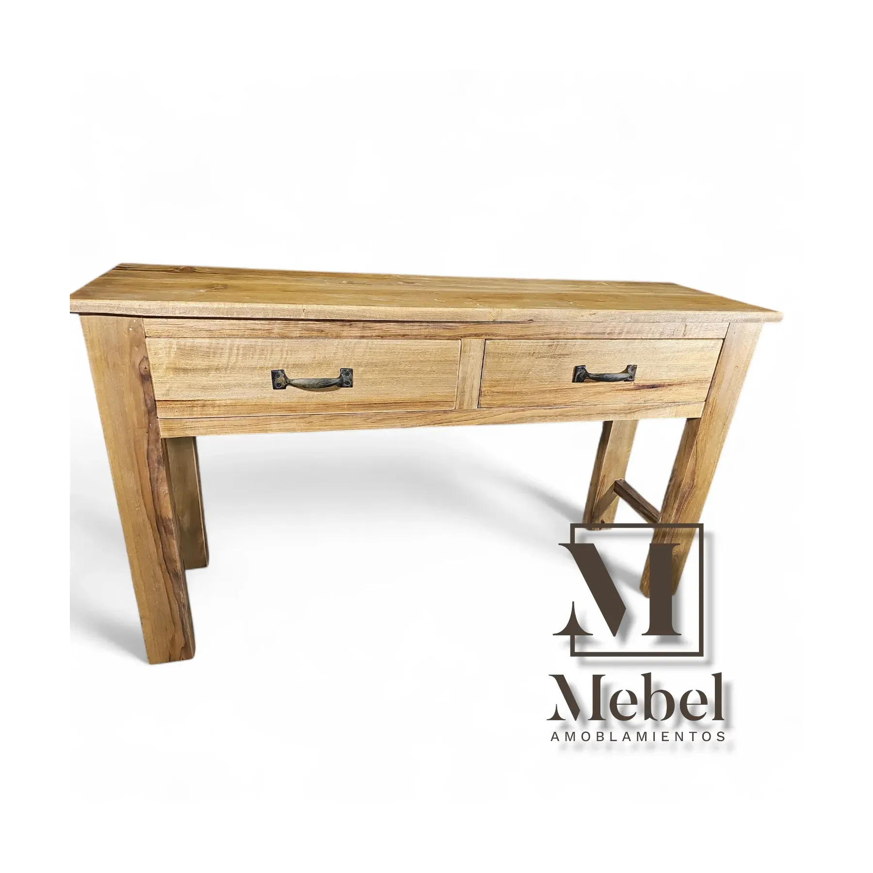 Mesa de arrime en madera maciza de zoita