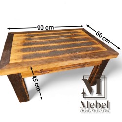 Mesa Ratona Rustica sin Cepillar
