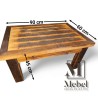 Mesa Ratona Rustica sin Cepillar