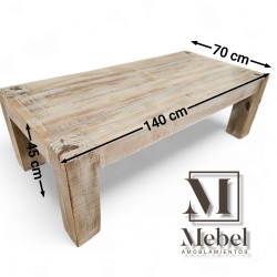 Mesa Ratona de 1,40 x 0,70 mts Decapada