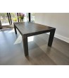 Mesa de Madera Pintada en Negro con Terminación Poliuretánica