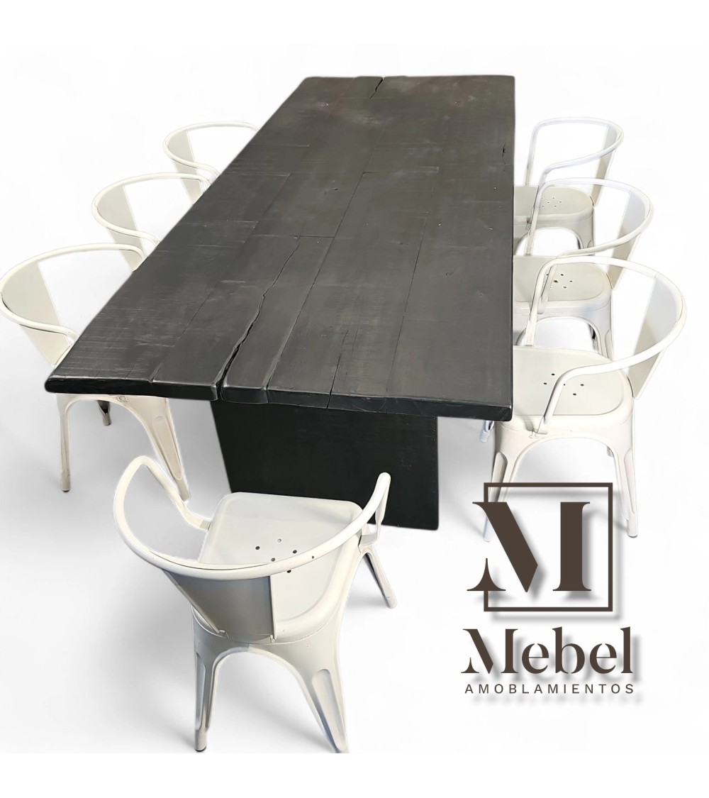 Mesa de comedor rústico moderna