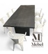 Mesa de comedor rústico moderna