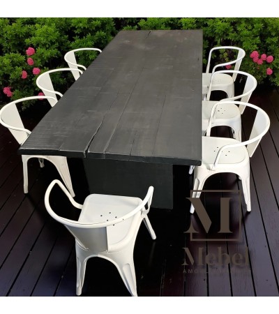 Mesa de comedor rústico moderna