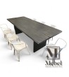 Mesa de comedor rústico moderna