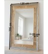 Espejo de Gran Porte Premium - Madera Reciclada de Pino Oregón (205 x 130 cm)