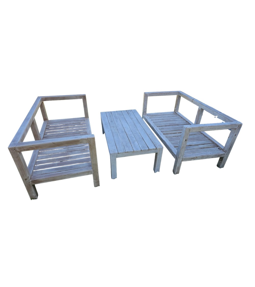 Sillón 2 Cuerpos Pino