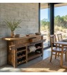 Mueble Arrime Lapacho 100 años | Con Bodega de Vinos