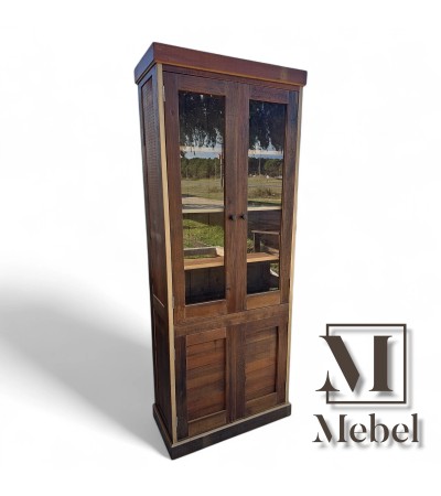 Vajillero Pino Brasil 210 cm | Mueble Cocina o Biblioteca