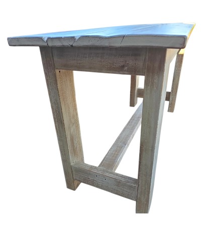 Isla de Cocina 180x65 Decapada | Madera Semidura Robusta