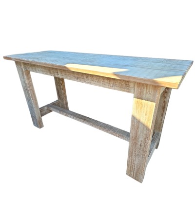 Isla de Cocina 180x65 Decapada | Madera Semidura Robusta