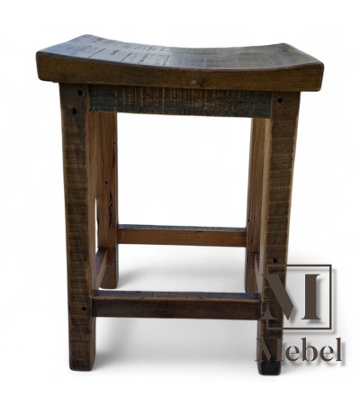 Banqueta Pino Brasil Rústico 63 cm | Fabricación a Medida