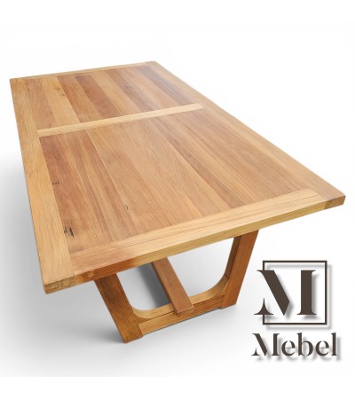 Mesa Comedor Pino Brasil Reciclado | Diseño Art Déco / Retro