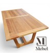 Mesa Comedor Pino Brasil Reciclado | Diseño Art Déco / Retro