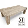 Mesa Ratona de 1,40 x 0,70 mts Decapada