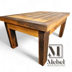 Mesa Ratona Rustica sin Cepillar