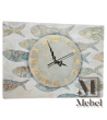 Reloj Pared Madera Artesanal Costero Peces | Mebel