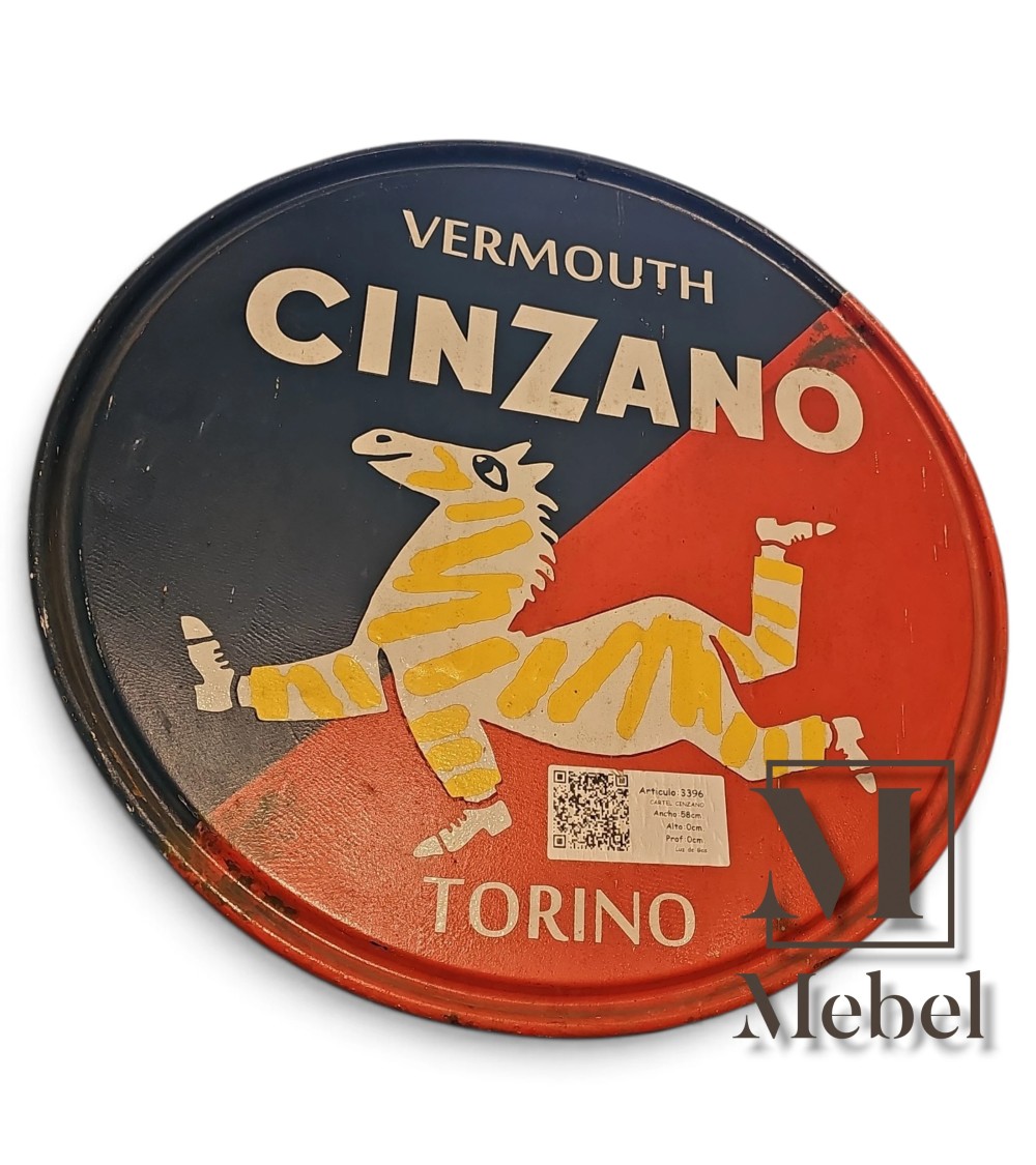 Cartel Vintage Cinzano | Pinamar