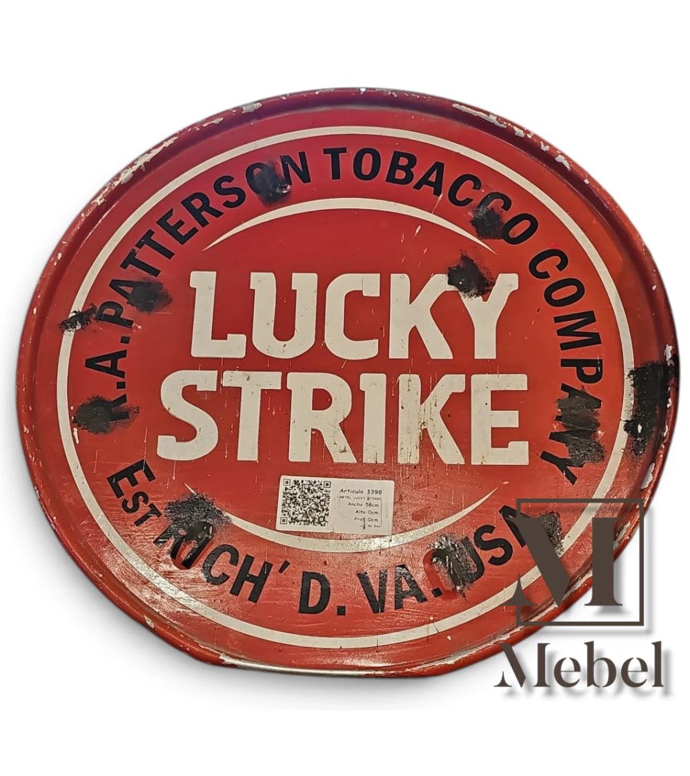 Cartel Decorativo Vintage Lucky Strike | Mebel