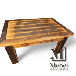 Mesa Ratona Rustica sin Cepillar