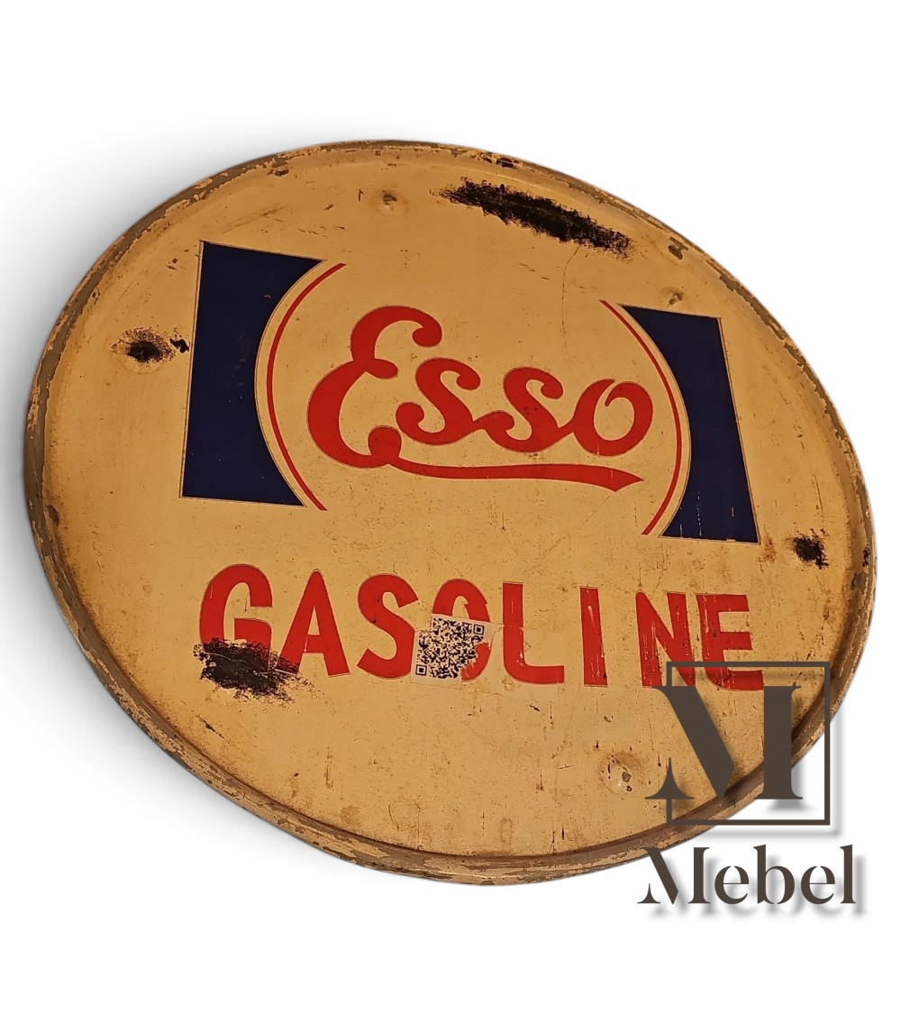 Cartel Decorativo Vintage Esso Gasoline | Mebel