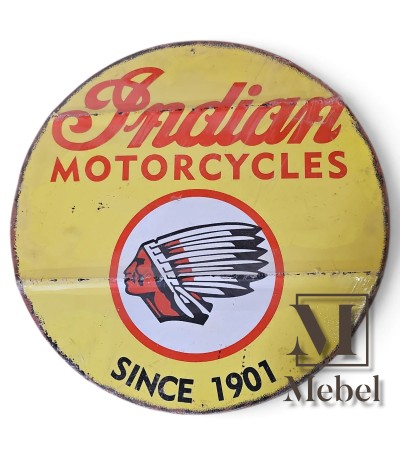 Cartel Decorativo Vintage Indian Motorcycles | Mebel