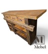 Mueble Barra con Bodega Madera Recuperada | Mebel