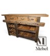 Mueble Barra con Bodega Madera Recuperada | Mebel