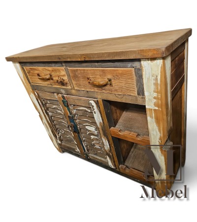 Mueble Bahiut Vajillero en Madera Recuperada | Mebel