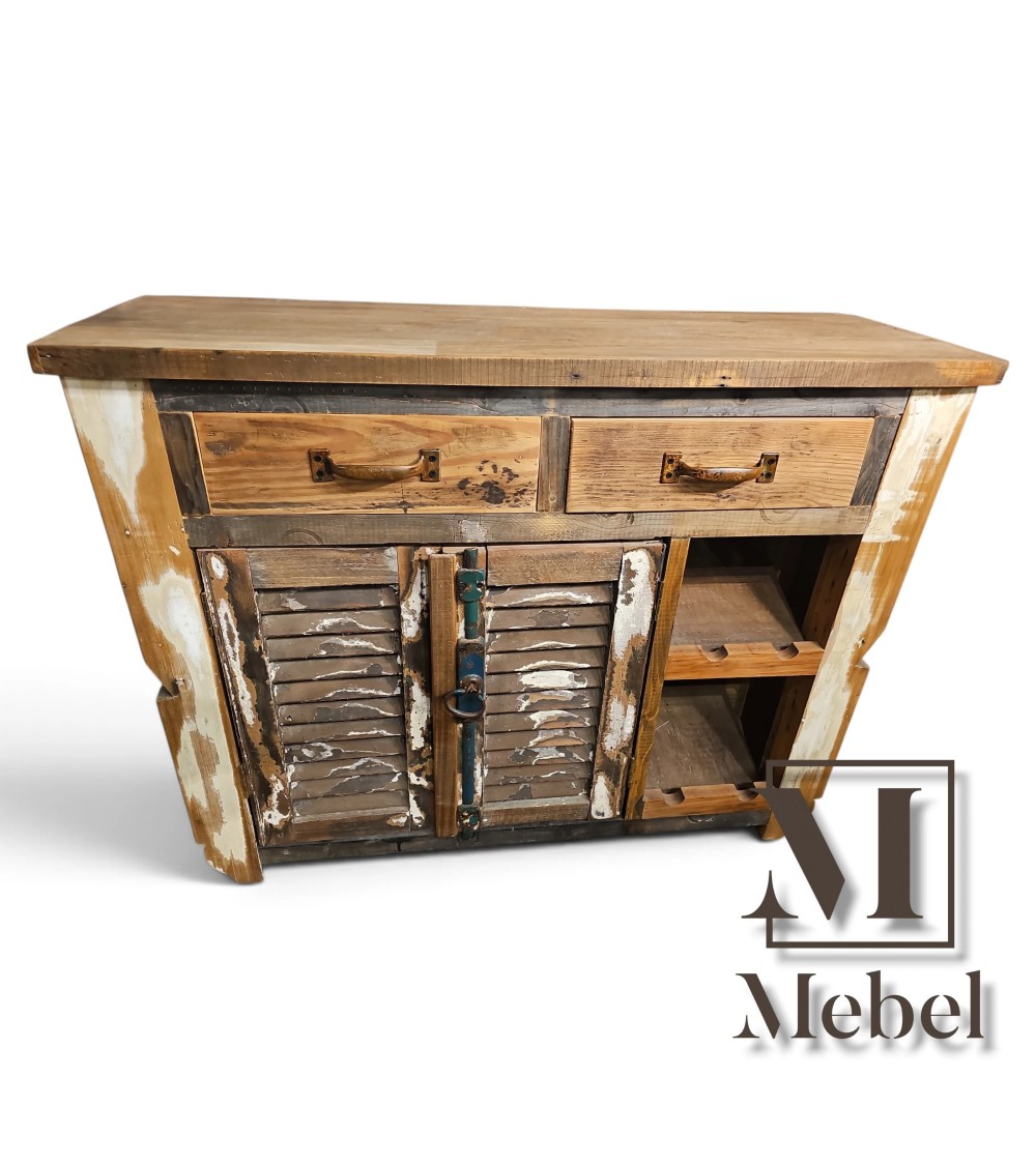Mueble Bahiut Vajillero en Madera Recuperada | Mebel