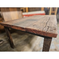 Mesa ratona rústica - Hierro/Lapacho