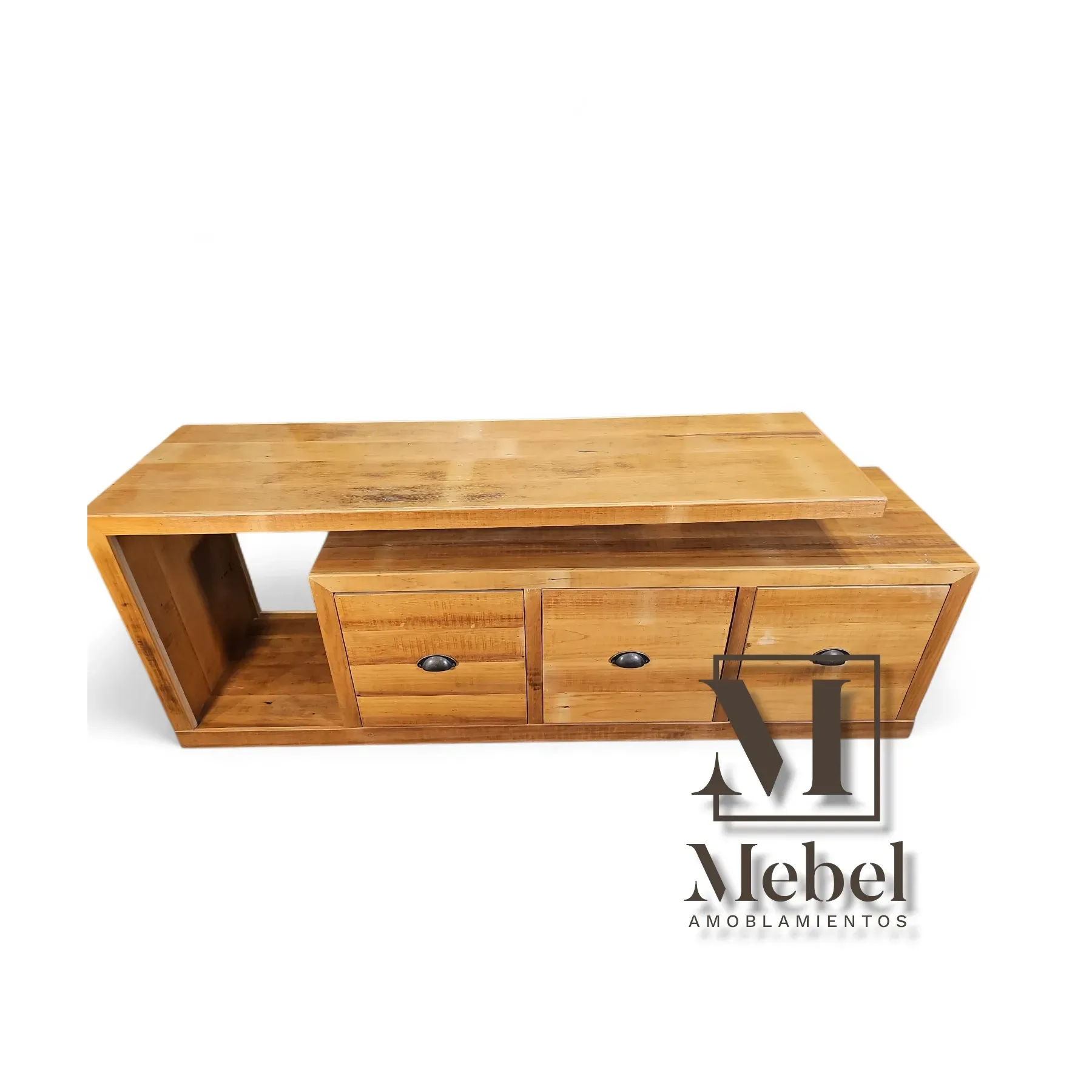 Mueble de TV Consola - Pino Oregón